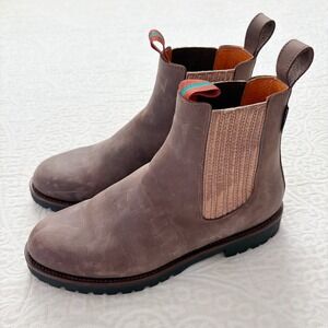 Penelope Chilvers Oscar Leather Chelsea Boots, Bitter Chocolate / Rose Gold